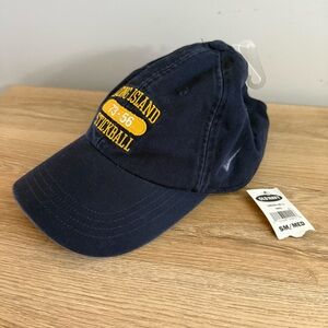 Old Navy Long Island Stickball Hat Adult S/M Navy Baseball Cap 2003 Y2K Vintage